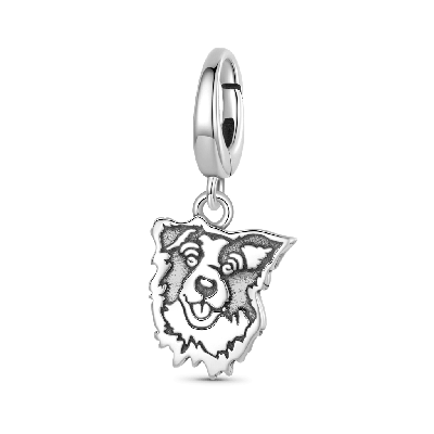 Collie Clasp Clusters Charm