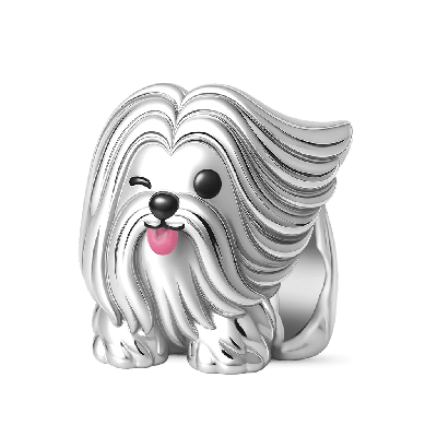 Lhasa Apso Dog Charm