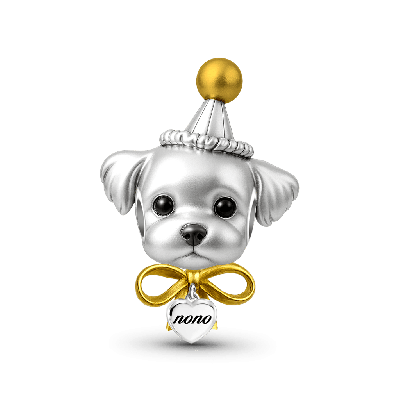 Engravable Puppy Charm