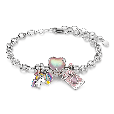 Heart Tarot Charm Bracelet Set