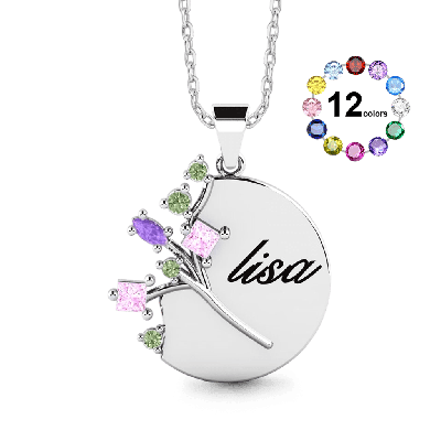 Personalized Family Tree Necklace