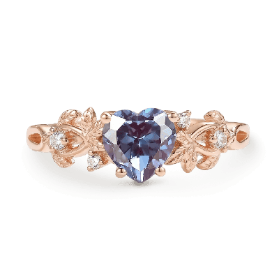 Heart-Cut Engagement Ring