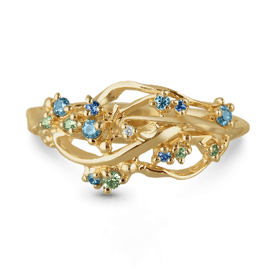 Vine Round-Cut Ring