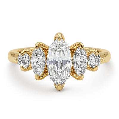 Marquise-Cut Ring