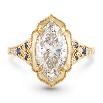 Victorian Style Marquise-Cut Ring