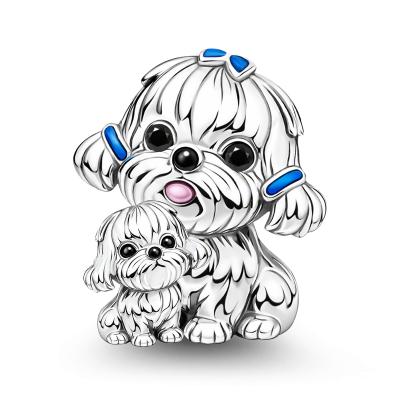 Maltese Dog Charm