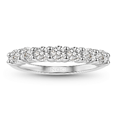Shiny VVS Moissanite Band Ring