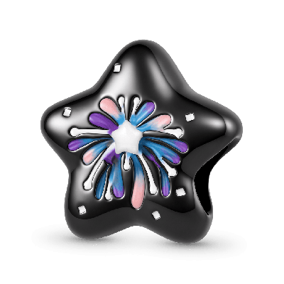 Fireworks Star Charm