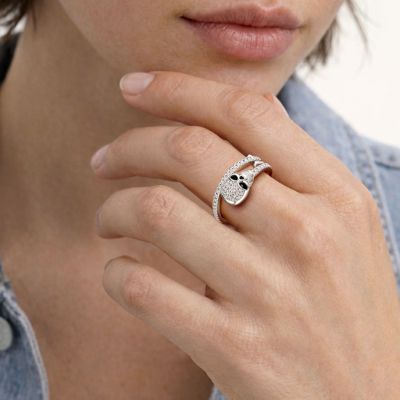 Gothic Skull Arrow Ring