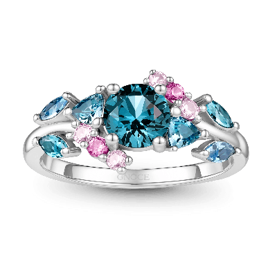 Round- Cut Engagement Ring