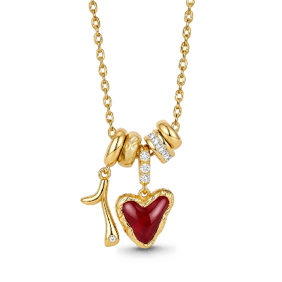 Number Birthstone Necklace