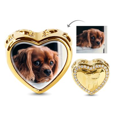 Puppy Photo Charm