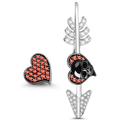 Skull Arrow Earring