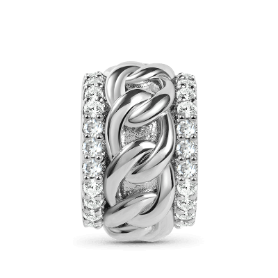 Silver Chain Stopper
