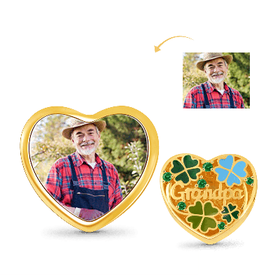 Clover Photo Charm